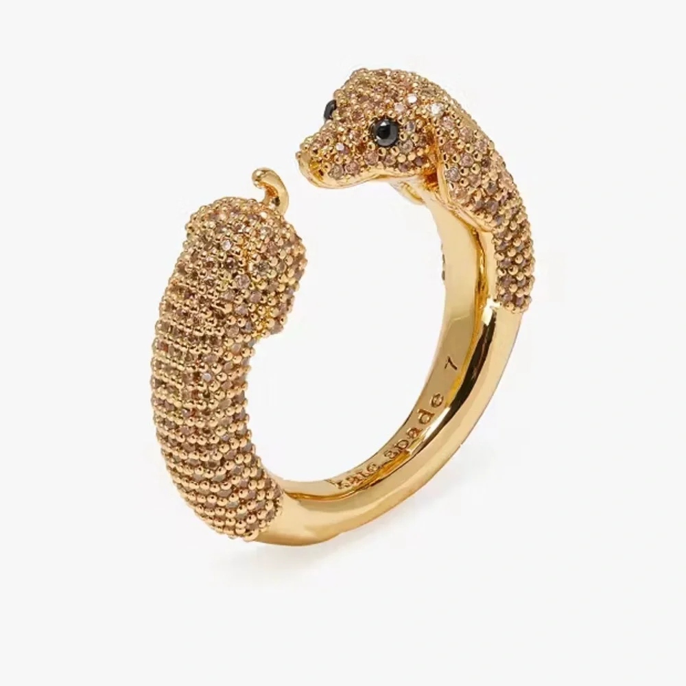 Kate Spade Hot Dog Pavé Ring - Picture 1 of 5